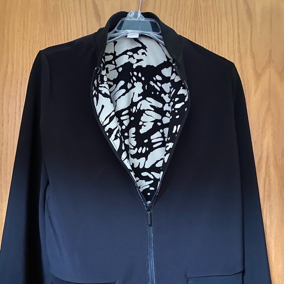 Bomber jacket with bell sleeves - Chico's size 1 - Picture 1 of 4